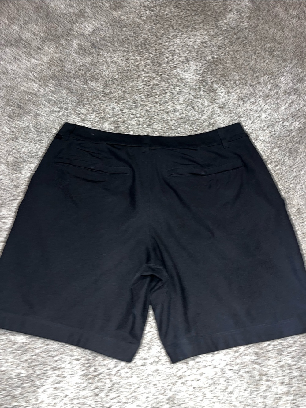 LULULEMON SHORTS MEN'S Size 32 BLACK ABC COMMISSION GOLF SHORT 7” Euc